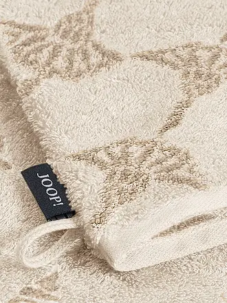 JOOP | Waschhandschuh Cornflower 16x22cm Schwarz | creme